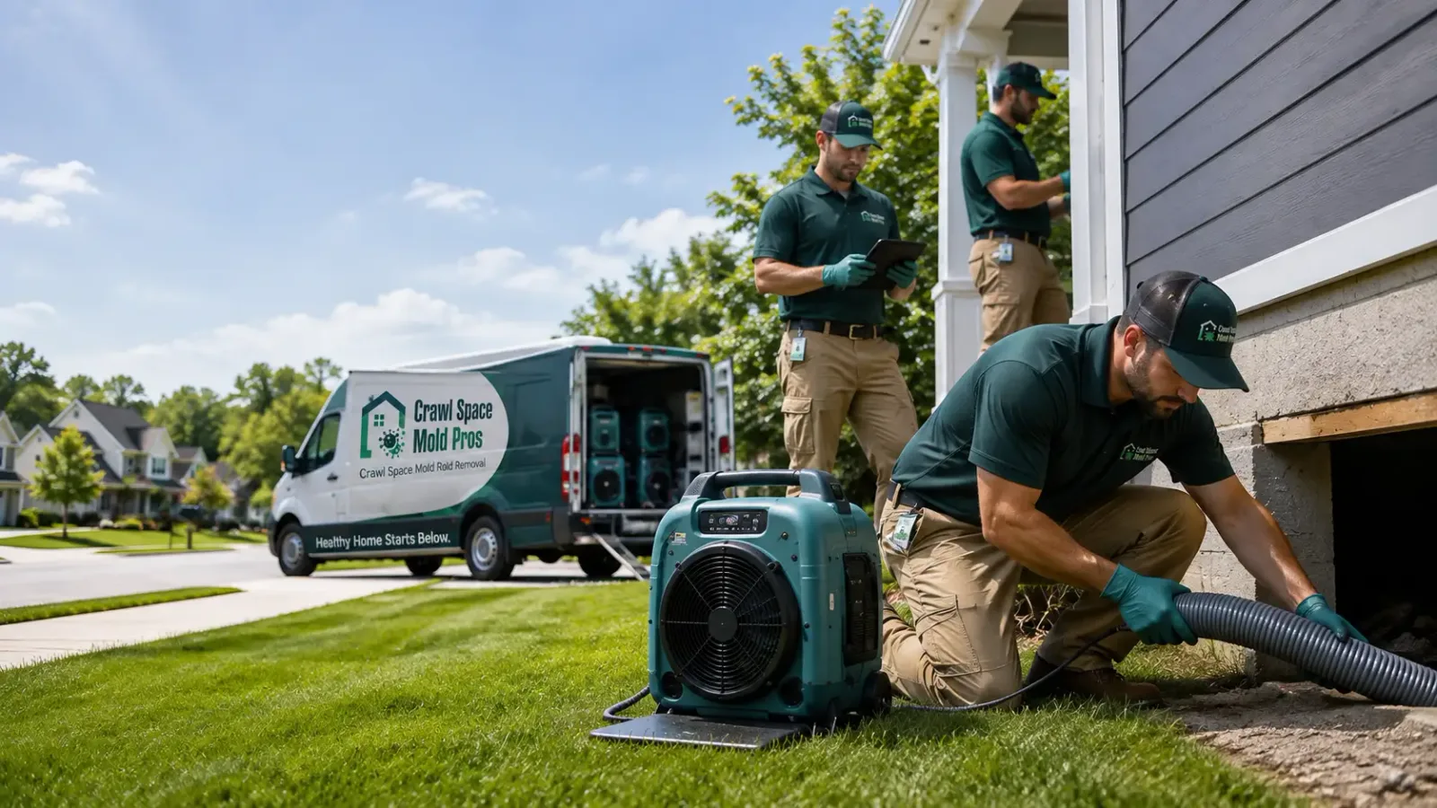 Crawl Space Mold Removal in Nappanee, IN
